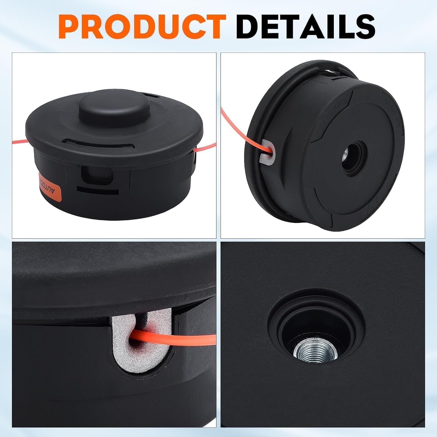 AutoCut 25-2 Trimmer Head for Stihl FS 90R FS55 FS 55R FS56 FS56RC FS70 FS70R FS80 FS80R FS90 FS100RX FS110 FS110RX FS130 FS130R FS240 FS250 String Trimmer Replace 4002 710 2191 - Image 7