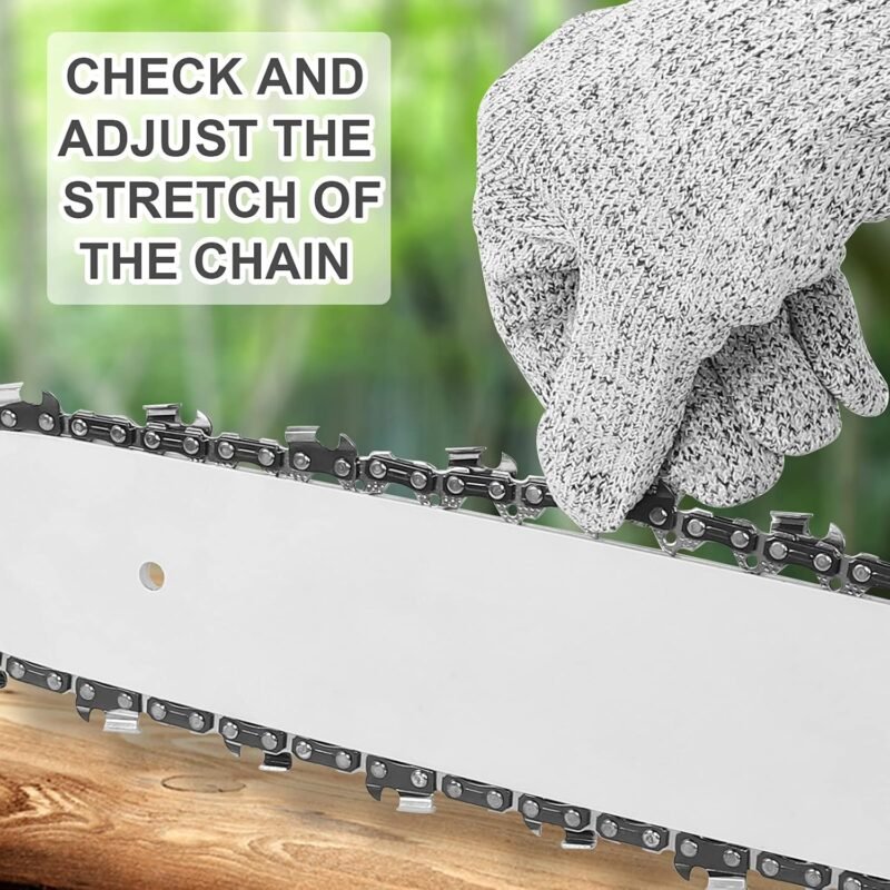 2 Pack 14 Inch Chainsaw Chains 3/8 LP .050" 52 Drive Links Fits Craftsman/Sears, Echo, McCulloch, Poulan, Homelite, Ryobi (Copy) - Image 4