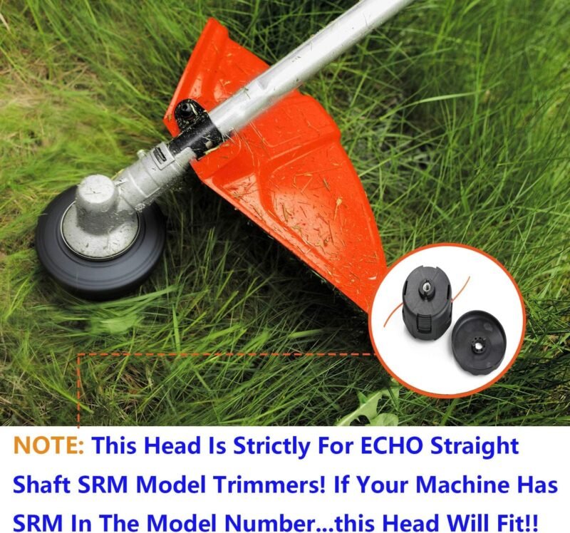 String Trimmer Head SRM-225 FOR Echo Eater Speed-Feed 400 SRM-230 SRM-210 SRM2100 SRM225 PAS210 PAS225 PAS230 PAS260 Shiandaiwa T195S T220 T222 T230 T231 Fit Most Echo SRM Straight Axle Trimmer - Image 3